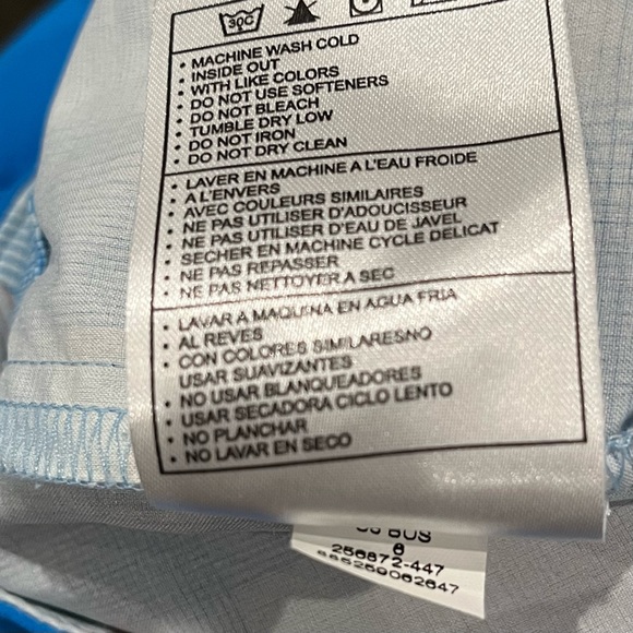 Nike Golf Dri-Fit Vibrant Blue Skorts - Size 8 - Picture 14 of 15